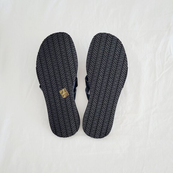 Saks Fifth Avenue Leather Sandals Sz 10M - Picture 5 of 5